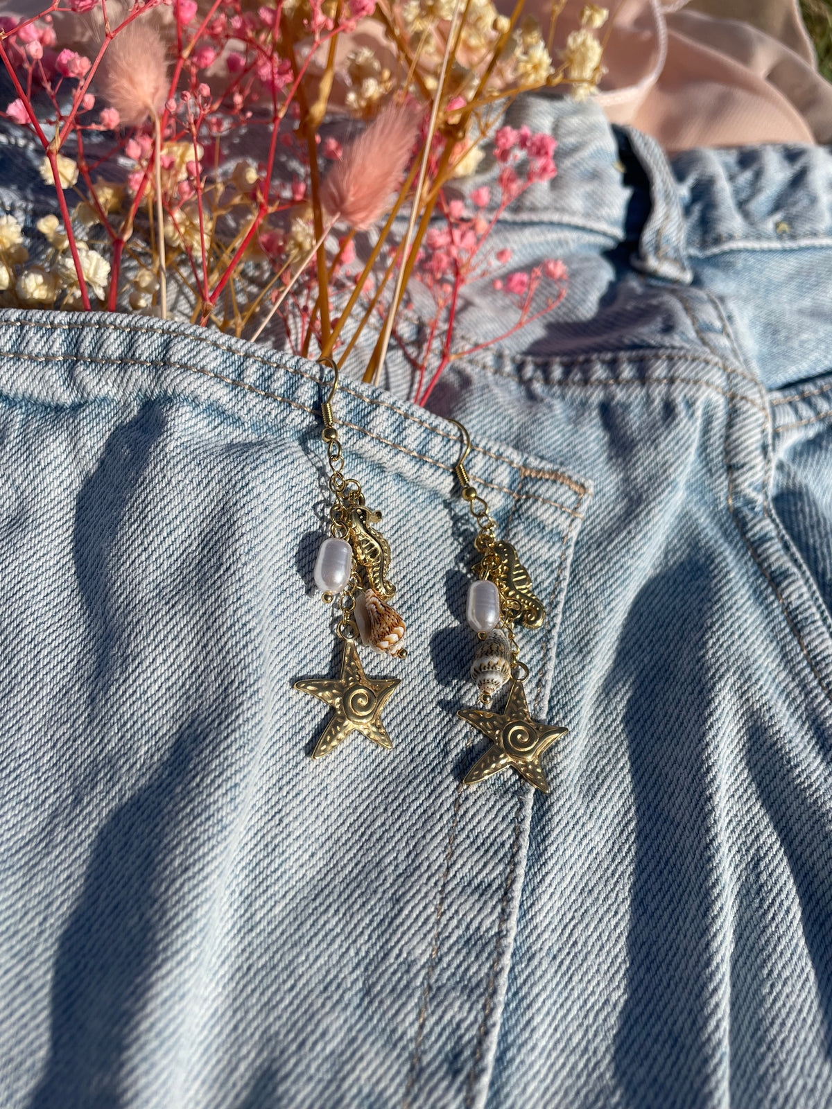 Boucles d'oreilles Coquillage Livaya - Boutique e-shop