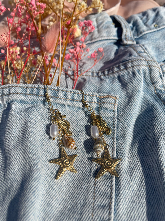 Boucles d'oreilles Coquillage Livaya - Boutique e-shop