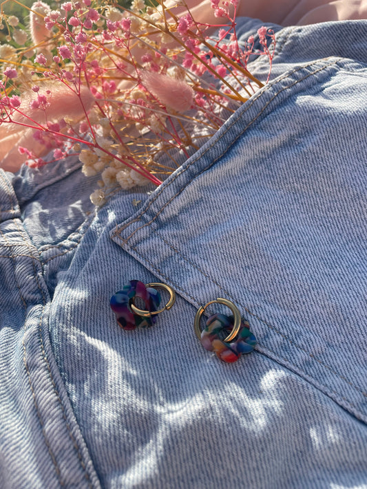 Pampilles Multicolores Foncé Livaya - Boutique e-shop