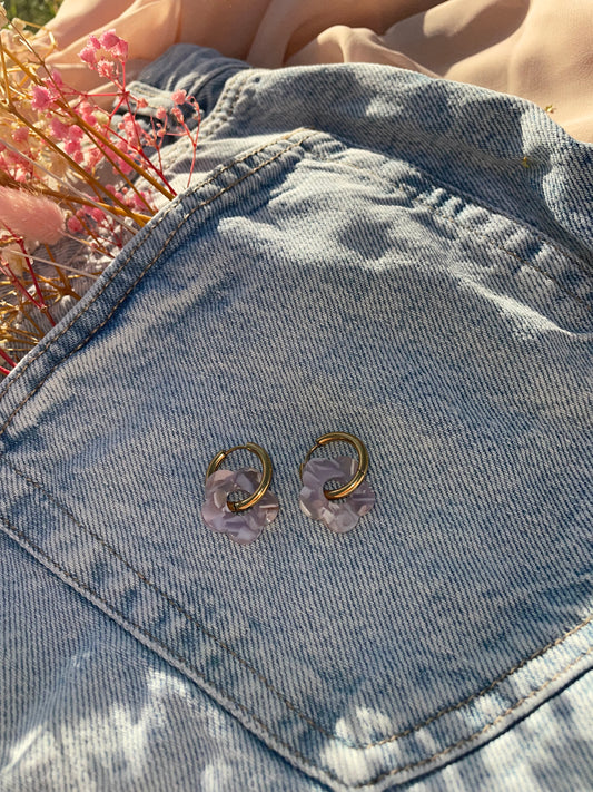 Pampilles Nacré Rose/Violet Livaya - Boutique e-shop