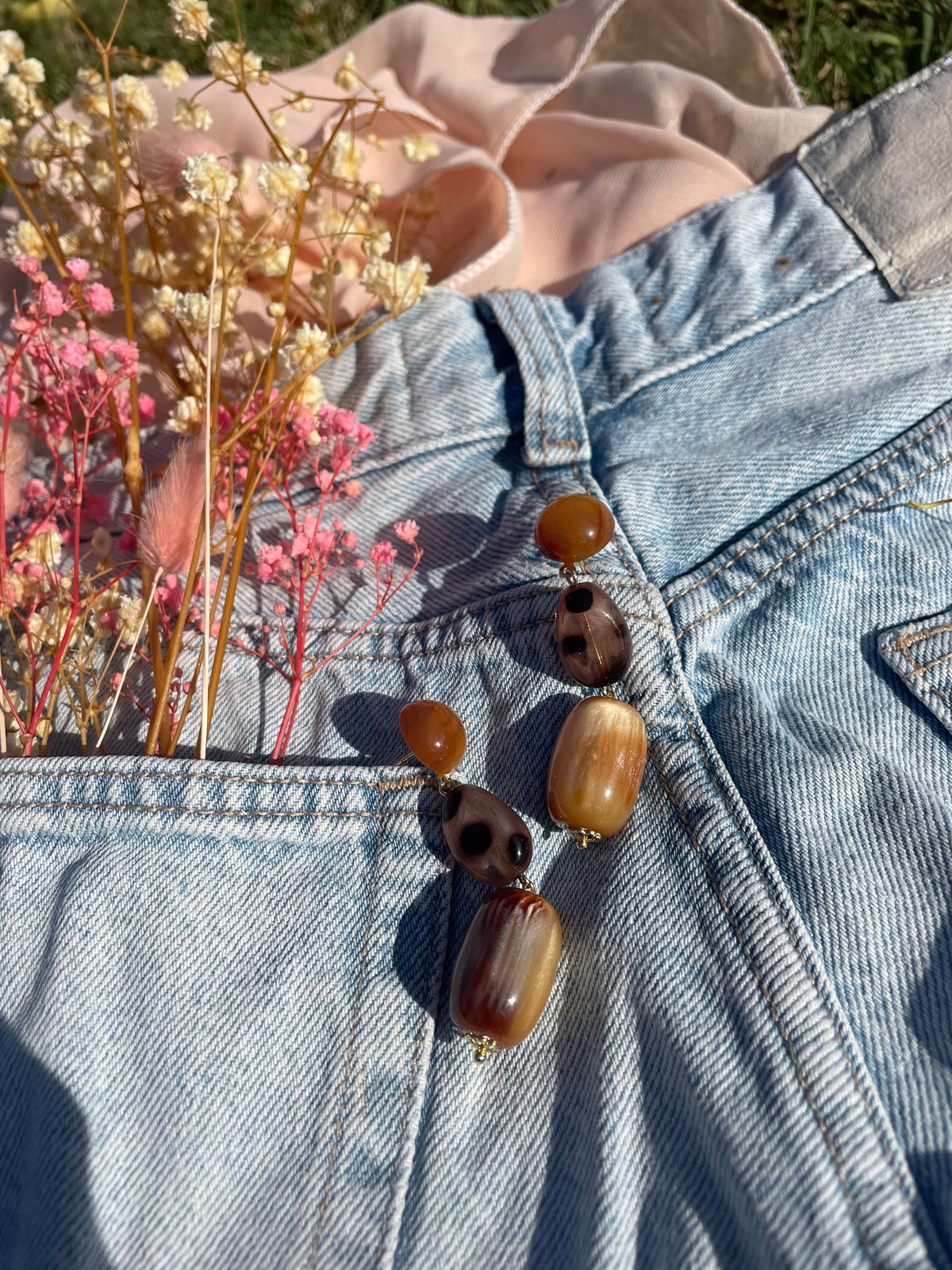 Boucles d'oreilles Ambré Livaya - Boutique e-shop