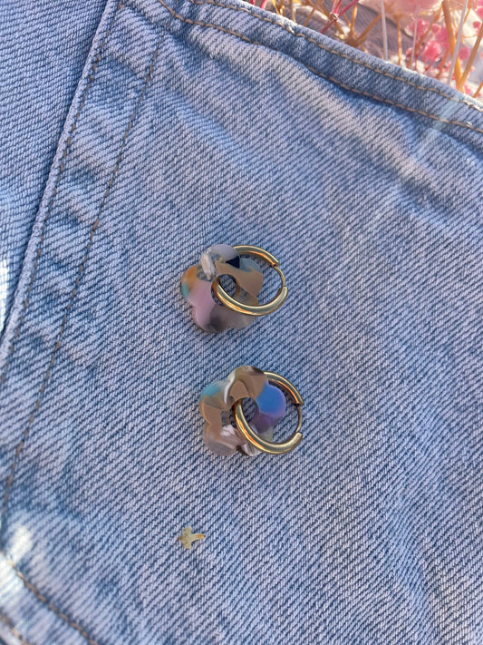 Pampilles Multicolores Marron/Bleu/Rose Livaya - Boutique e-shop