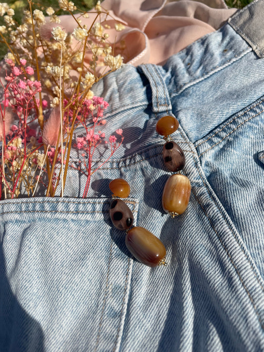 Boucles d'oreilles Ambré Livaya - Boutique e-shop
