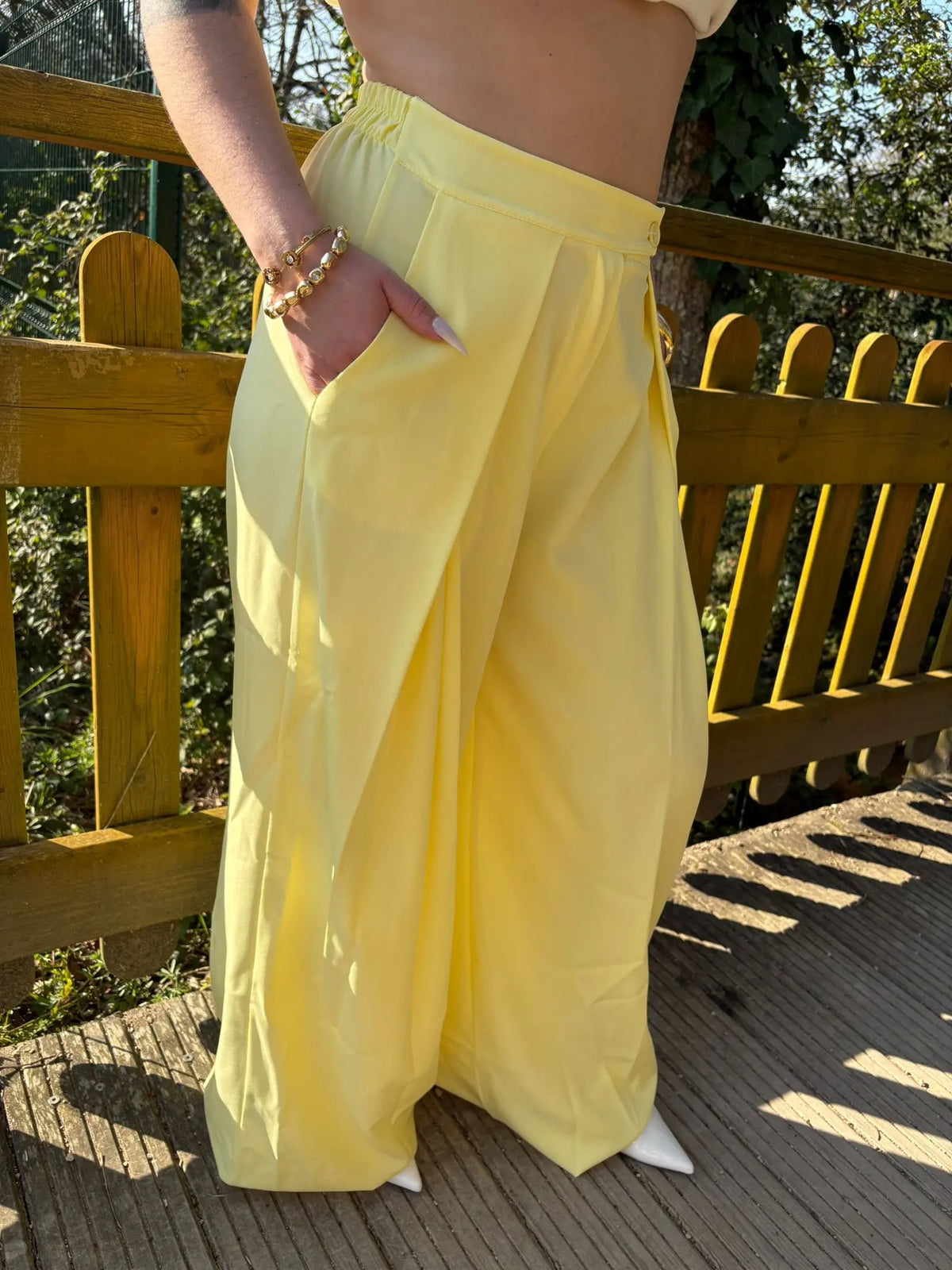 Pantalon Saterne Jaune Livaya - Boutique e-shop
