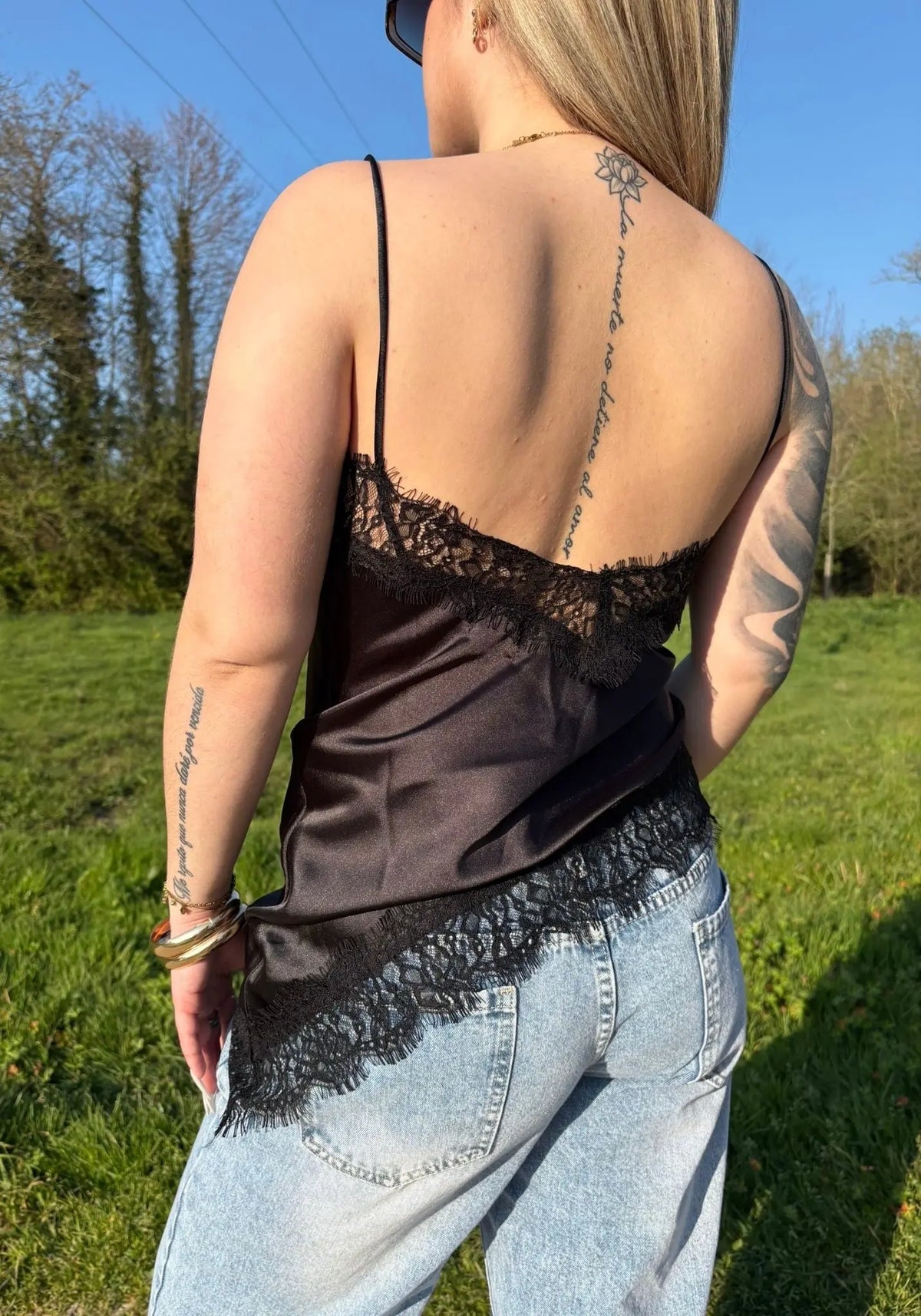 Top Piana Noir Livaya - Boutique e-shop